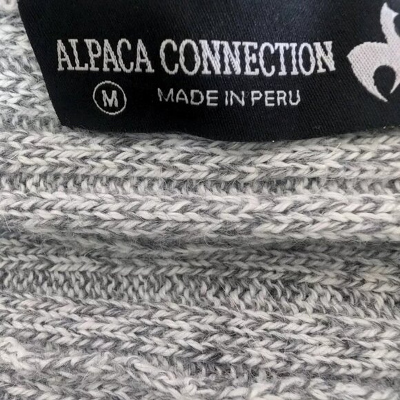 The Alpaca Connection Cardigan Womens M 100% Alpaca Wool Boho Capsule Sweater - Picture 13 of 15